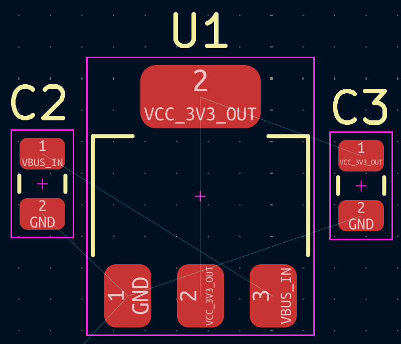Generated PCB Layout